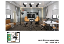 Phương Án Thiết Kế VAS Sala Campus - Phòng AV
