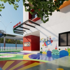 Phương Án Thiết Kế Sân Mầm Non Garden Hill 2024