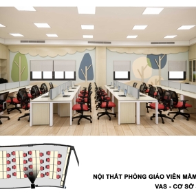 Phương Án Thiết Kế VAS Sala Campus - Phòng Giáo Viên Mầm Non