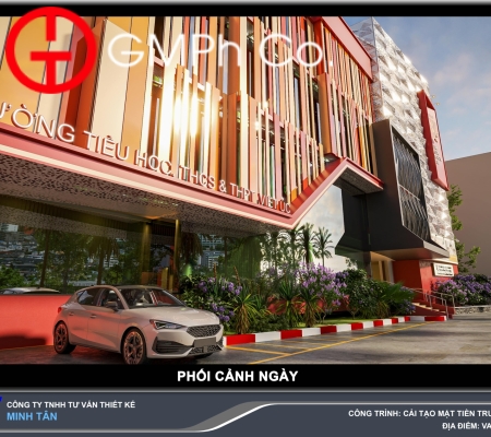 Phương Án Thiết Kế Mặt Tiền BTH 2024