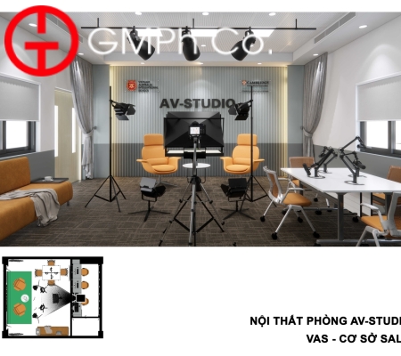 Phương Án Thiết Kế VAS Sala Campus - Phòng AV