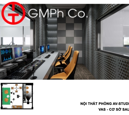 Phương Án Thiết Kế VAS Sala Campus - Phòng AV