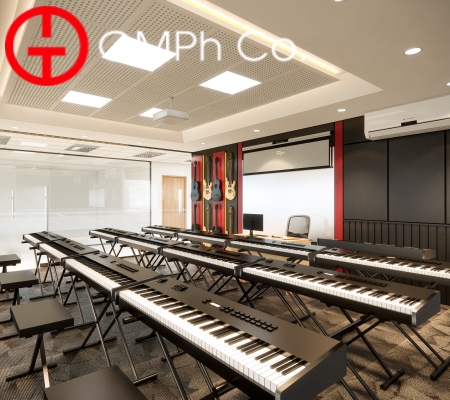 Phương Án Thiết Kế Phòng Nhạc HVT - 2024