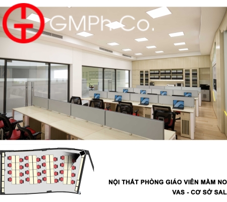 Phương Án Thiết Kế VAS Sala Campus - Phòng Giáo Viên Mầm Non