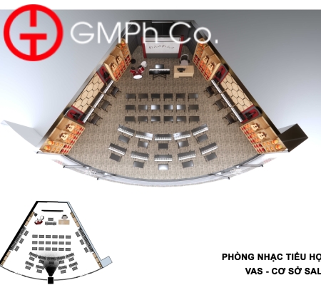 Phương Án Thiết Kế VAS Sala Campus - Phòng Nhạc Tiểu Học