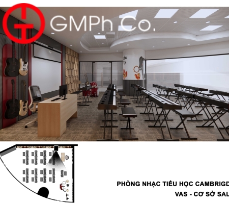 Phương Án Thiết Kế VAS Sala Campus - Phòng Nhạc 